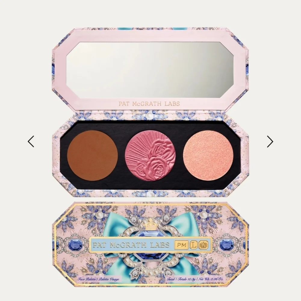 NWT Limited Edition Pat Mcgrath Divine Blush/Bronzer/Glow Trio - Picture 2 of 4